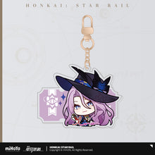 Load image into Gallery viewer, Honkai: Star Rail Pom Pom Exhibition Hall Themed Acrylic Keychain
