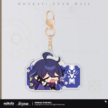 Load image into Gallery viewer, Honkai: Star Rail Pom Pom Exhibition Hall Themed Acrylic Keychain

