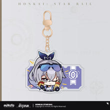 Load image into Gallery viewer, Honkai: Star Rail Pom Pom Exhibition Hall Themed Acrylic Keychain
