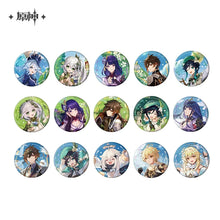 Load image into Gallery viewer, Genshin Impact Anniversary Character Badge Preorder
