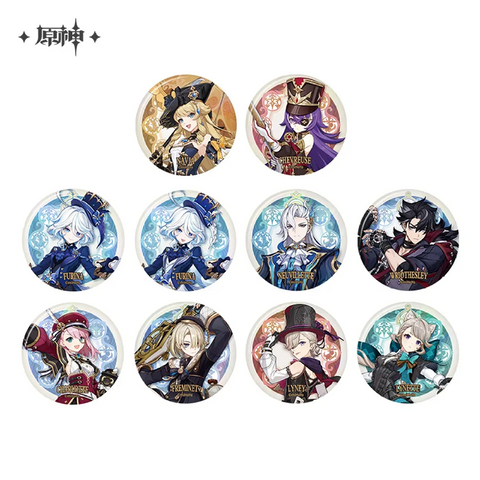 Genshin Impact Fontaine Character Badges