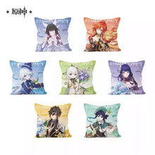 Load image into Gallery viewer, Genshin Impact 5th Anniversary Themed Pillow Preorder
