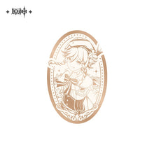 Load image into Gallery viewer, Genshin Impact 5th Anniversary Themed Badge Preorder
