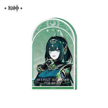 Load image into Gallery viewer, Genshin Impact Moonlit Ballad Of The Night Themed Thick Acrylic Ornament Preorder
