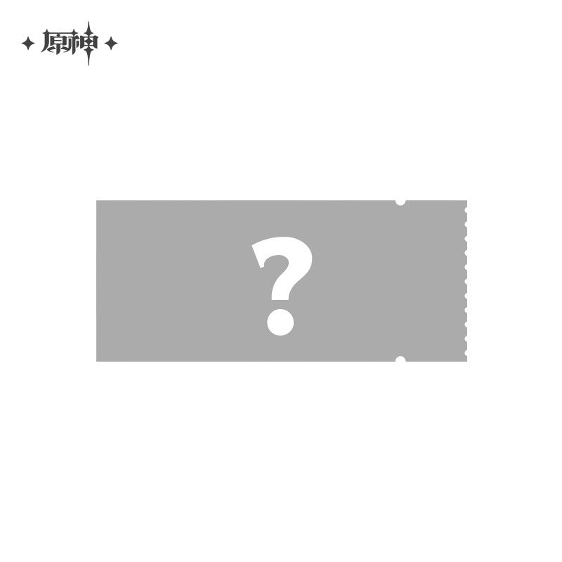 Genshin Impact Song of the Welkin Moon Themed Laser Ticket Blind Box Preorder