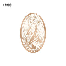 Load image into Gallery viewer, Genshin Impact 5th Anniversary Themed Badge Preorder
