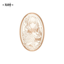 Load image into Gallery viewer, Genshin Impact 5th Anniversary Themed Badge Preorder
