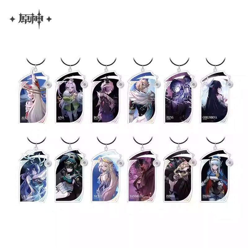 Genshin Impact Song of the Welkin Moon Themed Acrylic Hanging Ornament Preorder