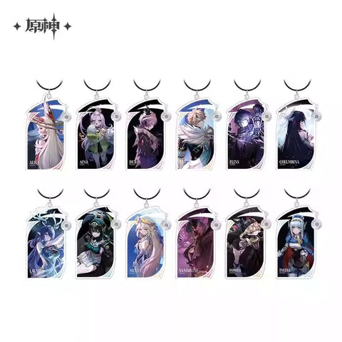 Genshin Impact Song of the Welkin Moon Themed Acrylic Hanging Ornament Preorder