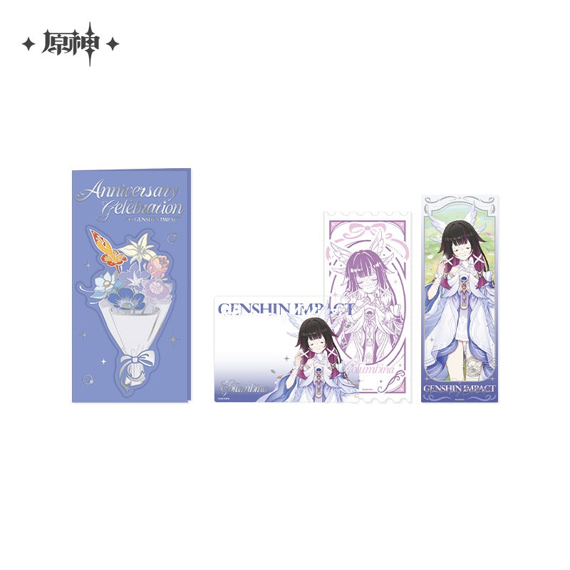 Genshin Impact 5th Anniversary Themed Commemorative Ticket Set Preorder