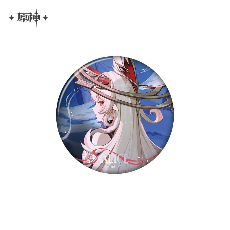 Genshin Impact Song of the Welkin Moon Themed Badge Preorder