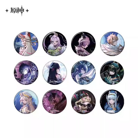 Genshin Impact Song of the Welkin Moon Themed Badge Preorder
