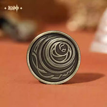 Load image into Gallery viewer, Genshin Impact Flins Decision Coin Necklace Preorder

