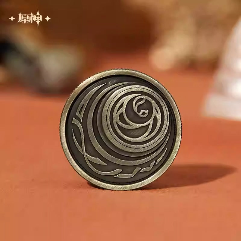 Genshin Impact Flins Decision Coin Necklace Preorder