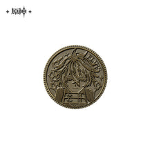 Load image into Gallery viewer, Genshin Impact Flins Decision Coin Necklace Preorder
