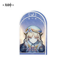 Load image into Gallery viewer, Genshin Impact Moonlit Ballad Of The Night Themed Thick Acrylic Ornament Preorder
