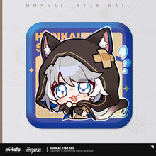 Load image into Gallery viewer, Honkai: Star Rail Pom Pom Exhibition Hall Themed Square Badge
