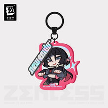 Load image into Gallery viewer, Zenless Zone Zero New Eridu Themed Faction Unknown Chibi Acrylic Character Pendant Preorder
