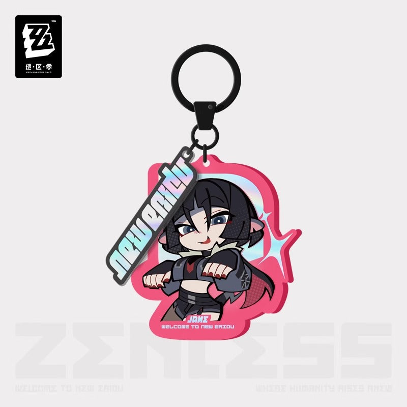 Zenless Zone Zero New Eridu Themed Faction Unknown Chibi Acrylic Character Pendant Preorder