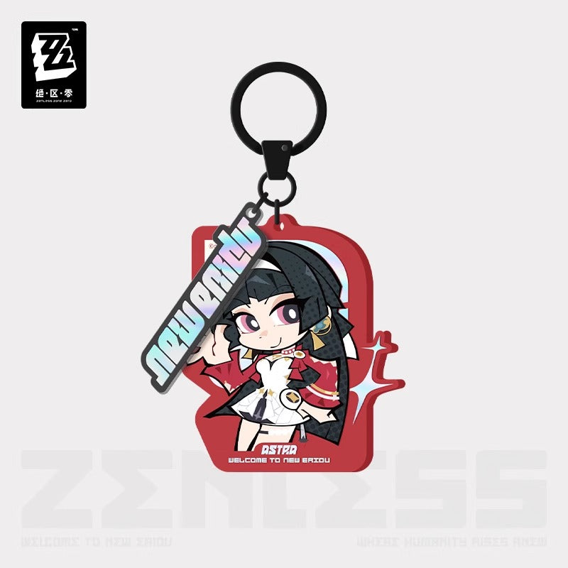 Zenless Zone Zero New Eridu Themed Stars of Lyra Acrylic Chibi Character Keychain Preorder