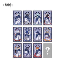 Load image into Gallery viewer, Genshin Impact The Eleven Fatui Harbingers Themed Reflective Card Preorder

