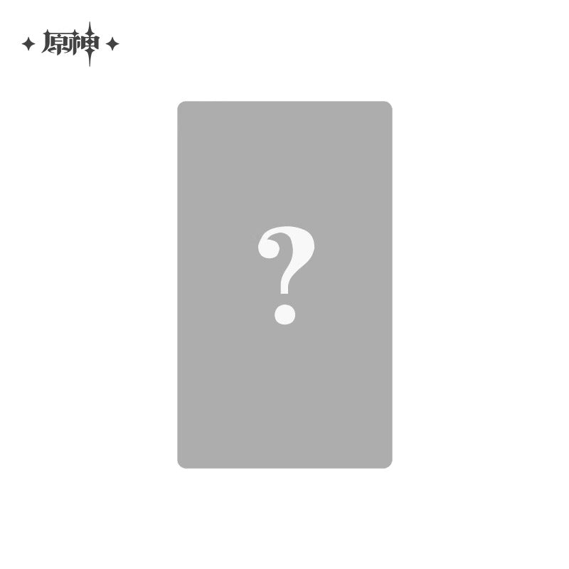 Genshin Impact The Eleven Fatui Harbingers Themed Reflective Card Preorder