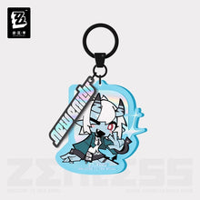 Load image into Gallery viewer, Zenless Zone Zero New Eridu Themed Hollow Special Operations Section 6 Acrylic Chibi Character Keychains Preorder
