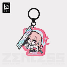 Load image into Gallery viewer, Zenless Zone Zero New Eridu Themed Hollow Special Operations Section 6 Acrylic Chibi Character Keychains Preorder
