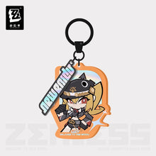 Load image into Gallery viewer, Zenless Zone Zero New Eridu Themed Sons of Calydon Acrylic Chibi Character Keychains Preorder
