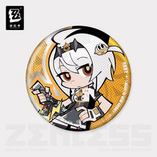 Load image into Gallery viewer, Zenless Zone Zero New Eridu Themed Faction Unknown Chibi Character Badge Preorder
