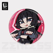 Load image into Gallery viewer, Zenless Zone Zero New Eridu Themed Faction Unknown Chibi Character Badge Preorder
