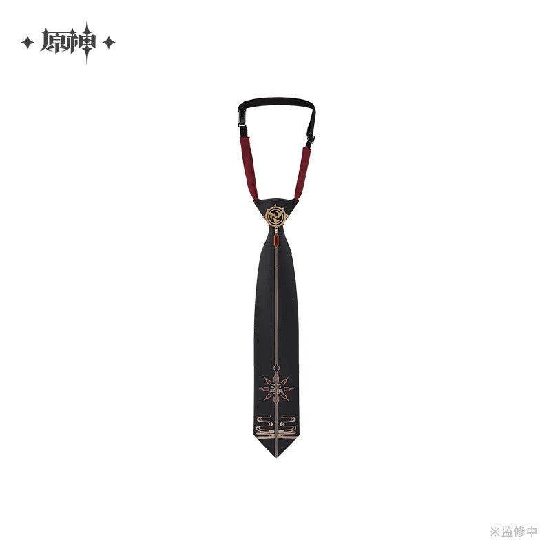 Genshin Impact The Eleven Fatui Harbingers Themed Pre-tied Necktie Preorder