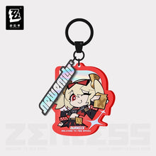 Load image into Gallery viewer, Zenless Zone Zero New Eridu Themed Sons of Calydon Acrylic Chibi Character Keychains Preorder
