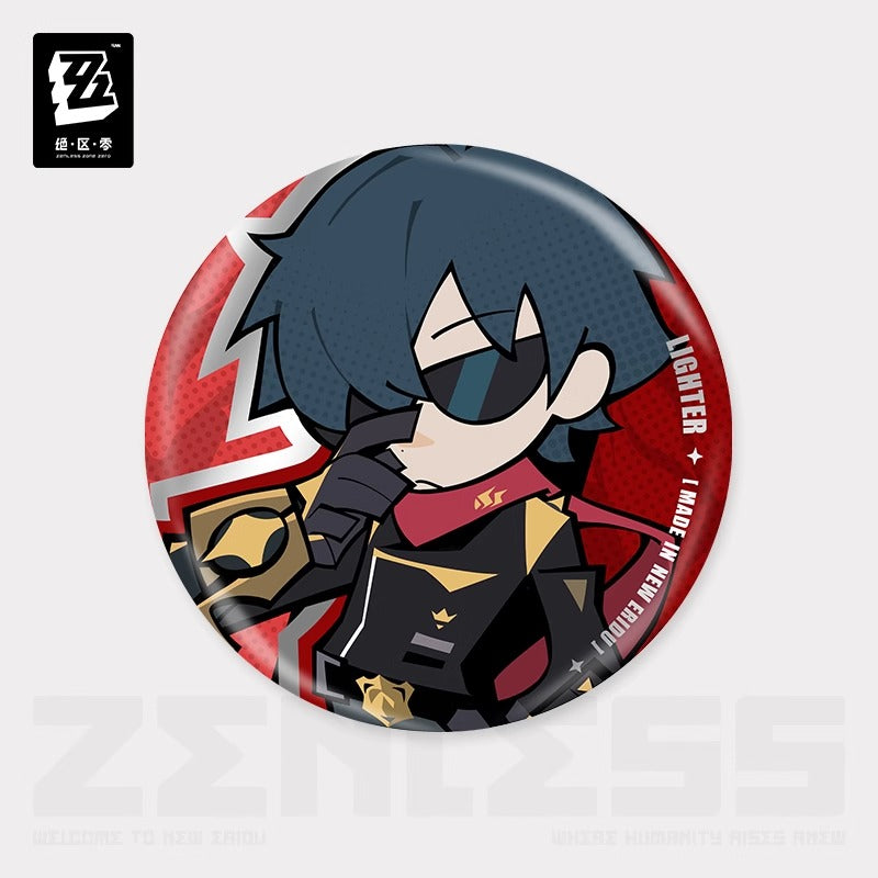 Zenless Zone Zero New Eridu Themed Sons of Calydon Chibi Character Badge Preorder