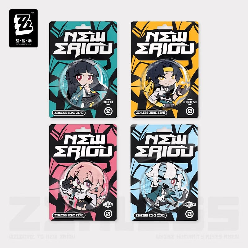 Zenless Zone Zero New Eridu Themed Hollow Special Operations Section 6 Character Badge Preorder
