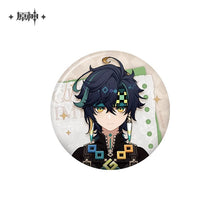 Load image into Gallery viewer, Genshin Impact Reflections of Light Themed Badge Preorder
