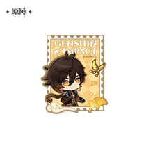 Load image into Gallery viewer, Genshin Impact Teyvat Expo Themed Luggage Tag and Toiletry Bag Preorder
