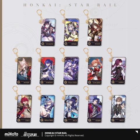 Honkai: Star Rail The Nihility Character Acrylic Keychain