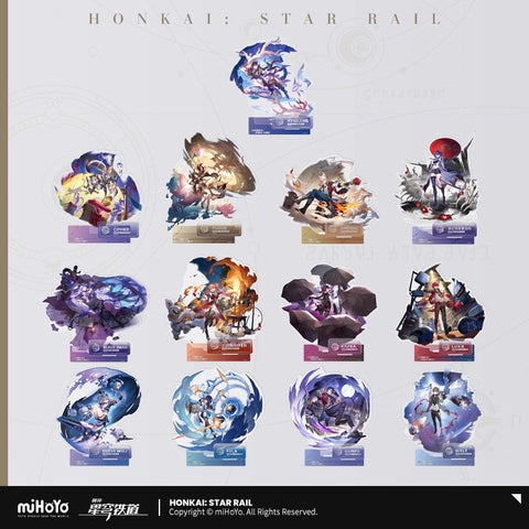 Honkai: Star Rail The Nihility Character Stands