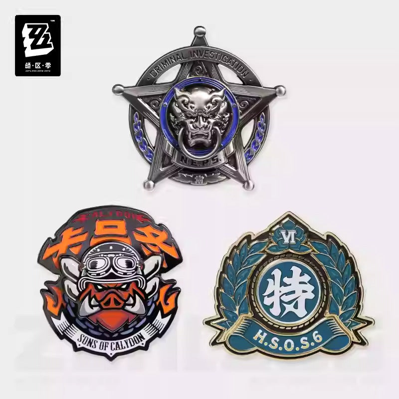 Zenless Zone Zero Faction Metal Badge Vol. 2 Preorder