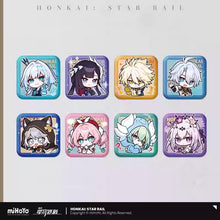 Load image into Gallery viewer, Honkai: Star Rail Pom Pom Exhibition Hall Themed Square Badge
