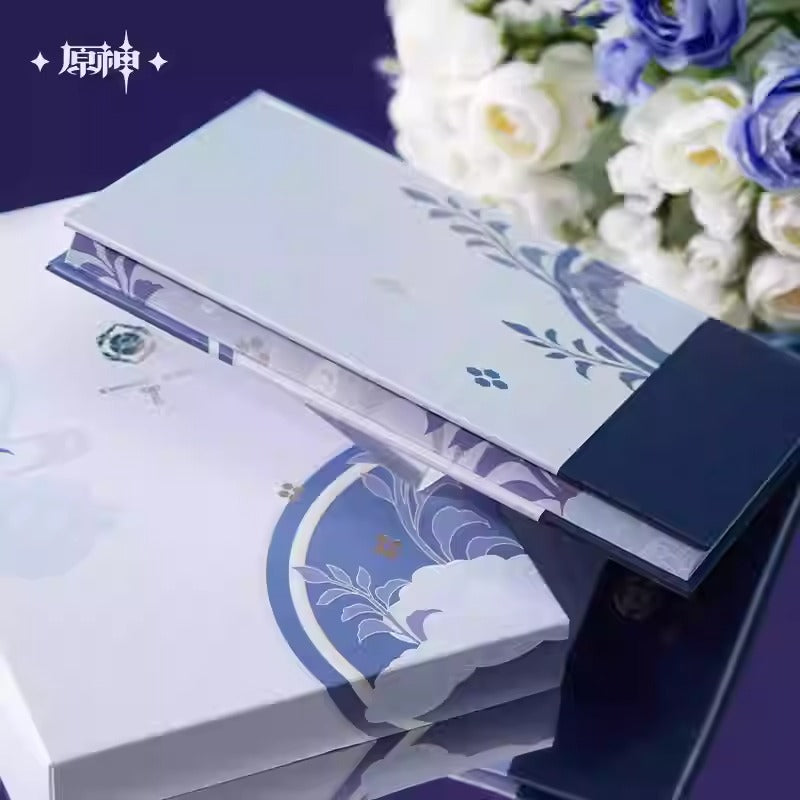 Genshin Impact Kamisato Ayato Themed Notebook and Metal Bookmark Gift Set Preorder