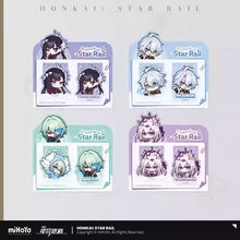 Load image into Gallery viewer, Honkai: Star Rail Pom-Pom Exhibition Hall Themed Soft Magnetic Bookmark Preorder
