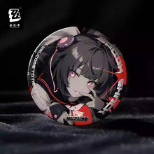 Load image into Gallery viewer, Zenless Zone Zero Spook Shack Cinema Themed Reflective Character Badge Preorder
