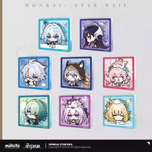 Load image into Gallery viewer, Honkai: Star Rail Pom-Pom Exhibition Hall Themed Quicksand Fridge Magnet Preorder
