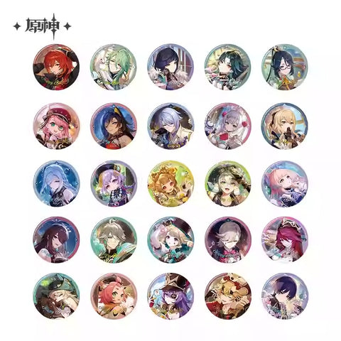 Genshin Impact Destined Day Themed Character Badge 2025 Preorder