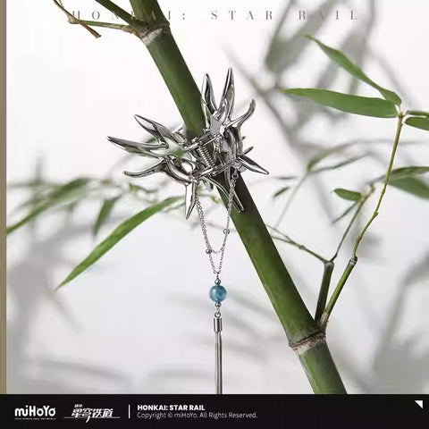 Honkai: Star Rail Feixiao Themed Metal Hair Clip Preorder