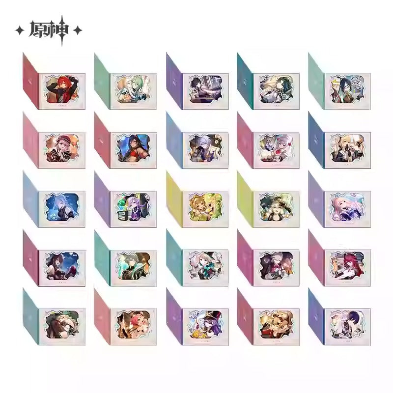 Genshin Impact Destined Day Themed Character Flip-Paper Window Signboard 2025 Preorder