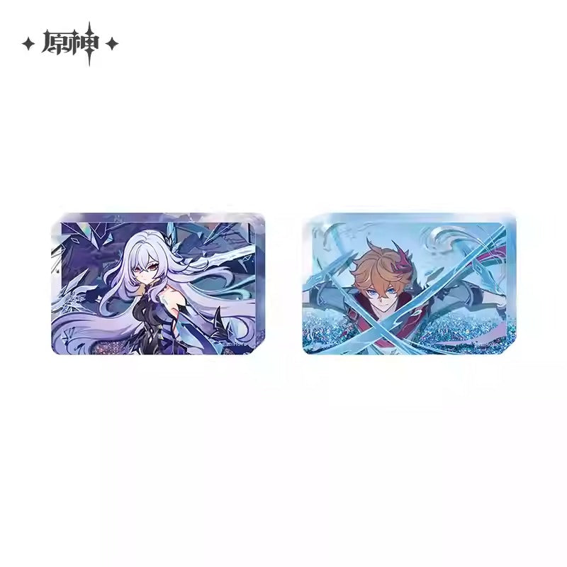 Genshin Impact Shadowed Journey Themed Acrylic Quicksand Ornament Preorder
