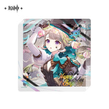 Load image into Gallery viewer, Genshin Impact Destined Day Themed Character Thick Acrylic Coaster 2025 Preorder
